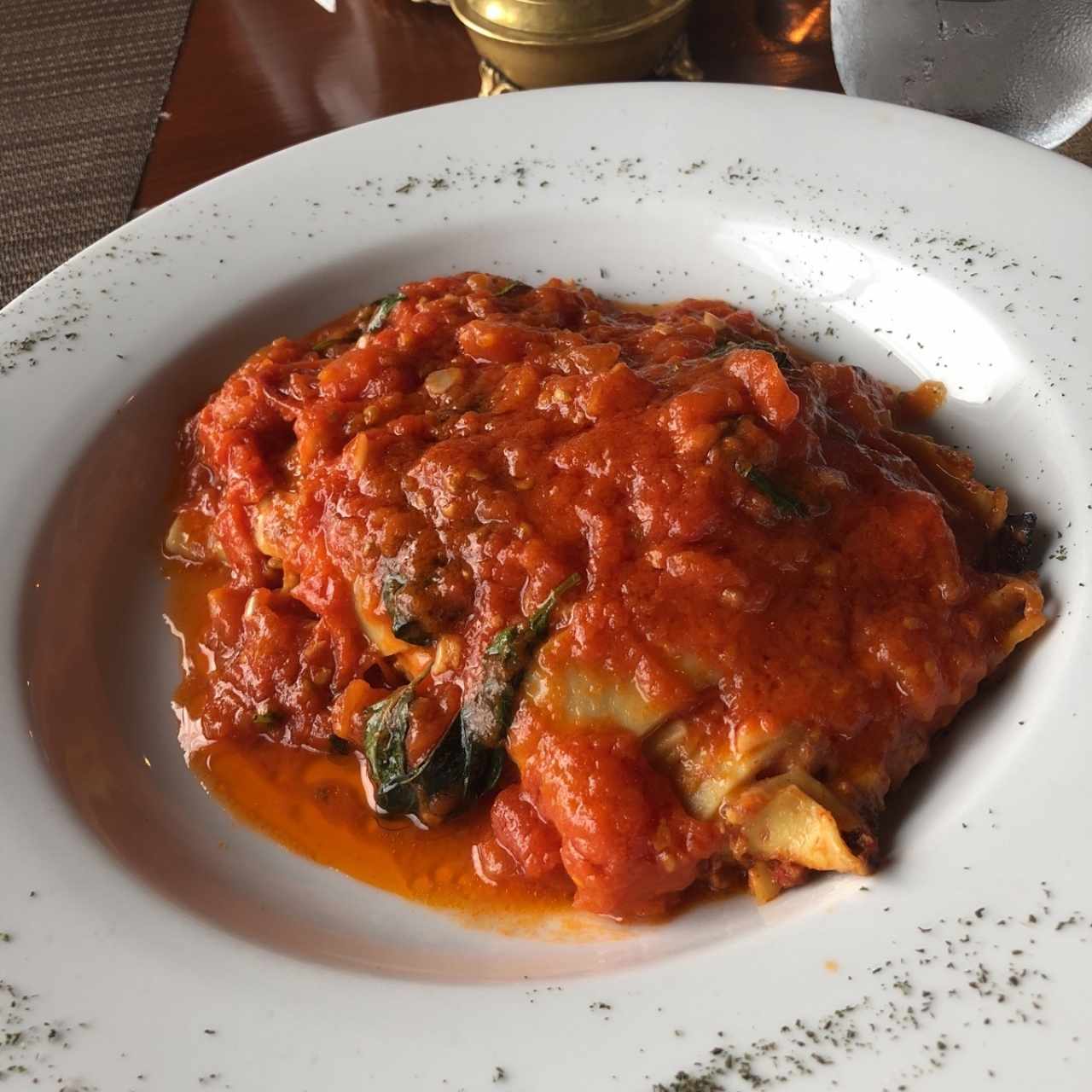 Lasagna de carne