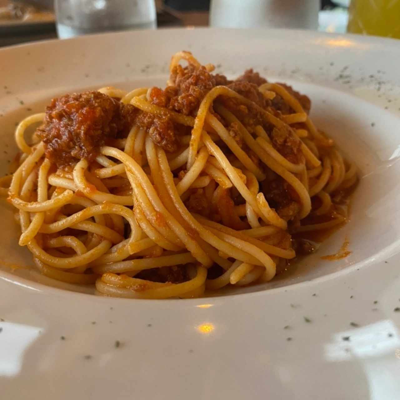 Pasta a la bolognesa