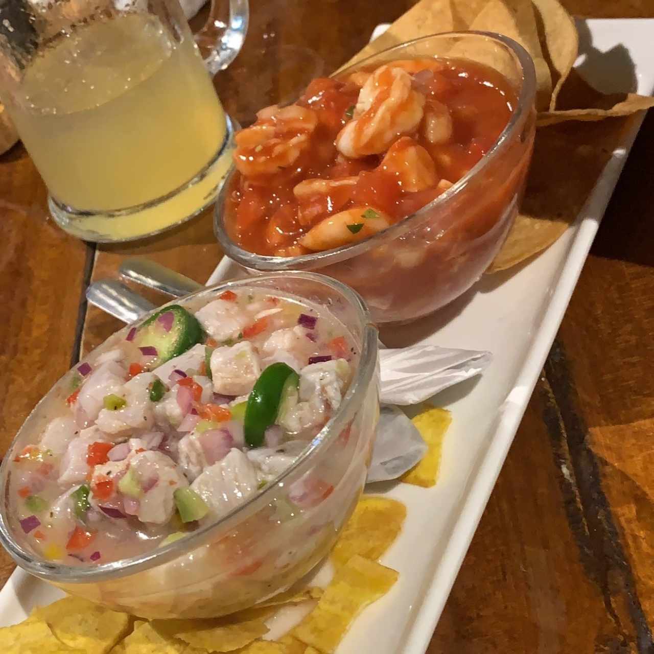 entrada de ceviche