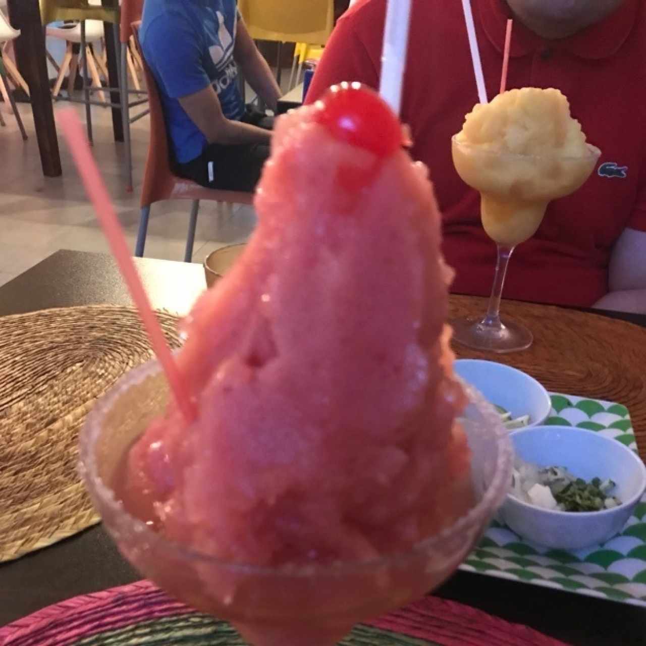 Margaritas de fresa y maracuya