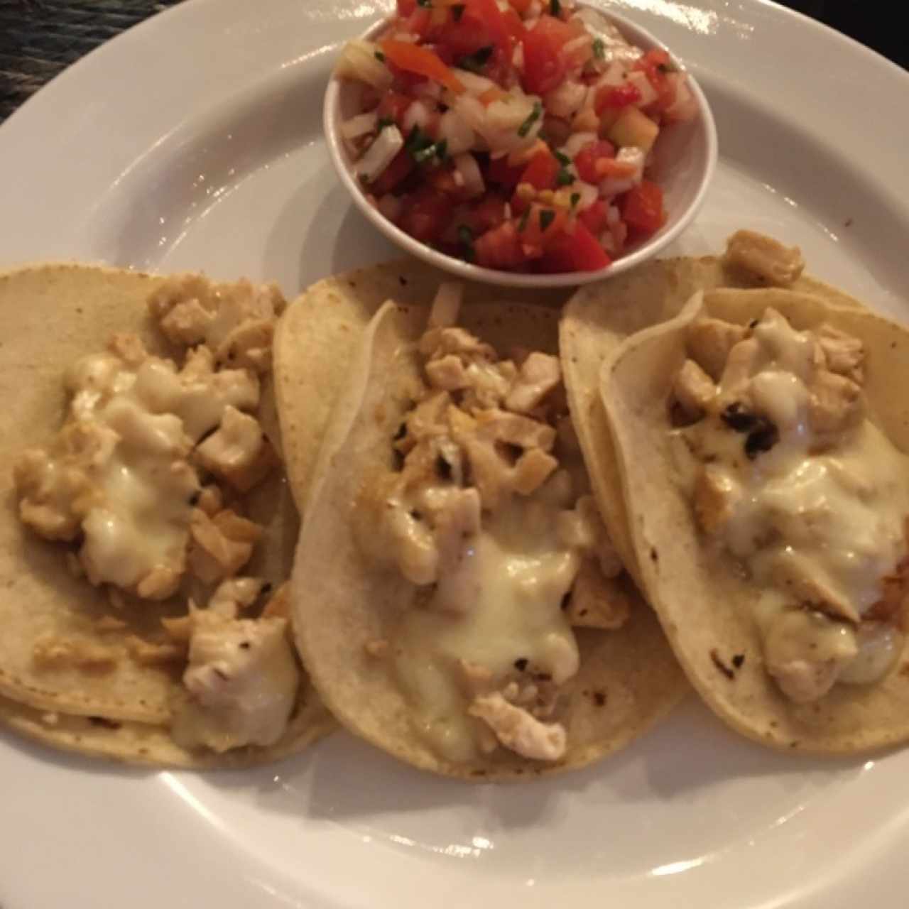 tacos de pollo