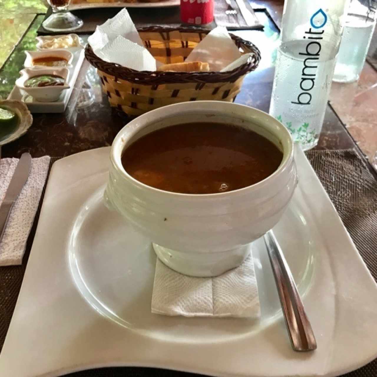 Deliciosa sopa de mariscos. Ñumm