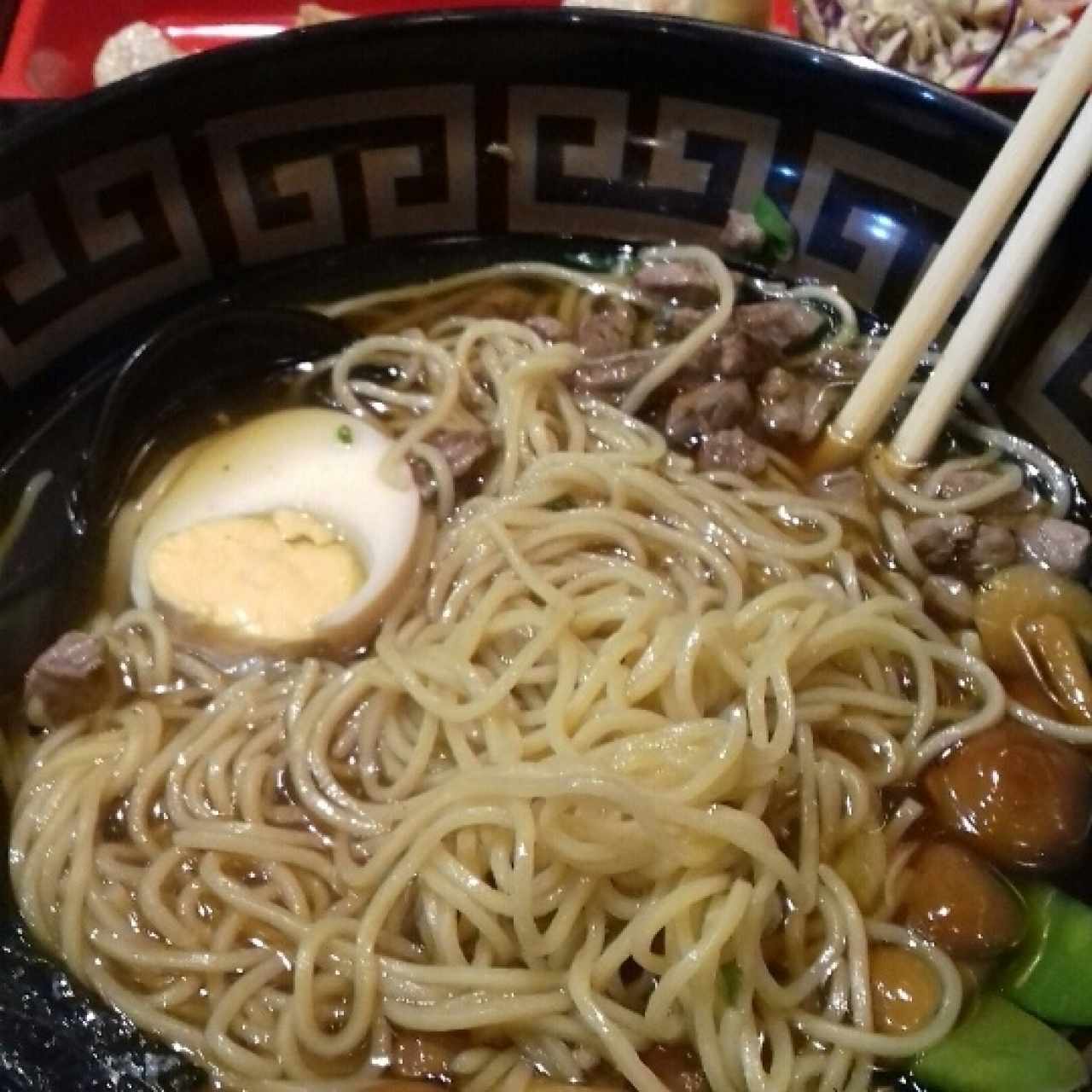 Soyu beef ramen