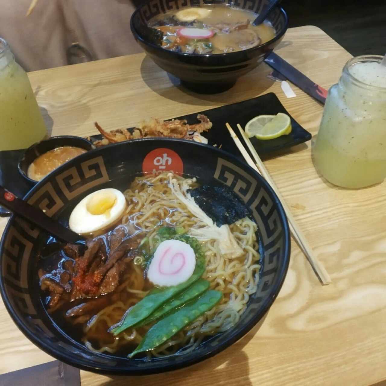 Ramen, mojito y arañitas en tempura