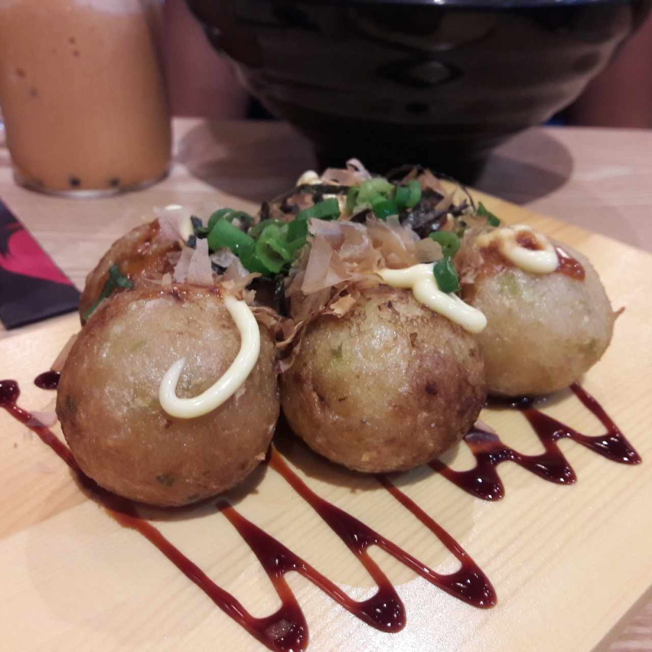 takoyaki entrada de pulpo