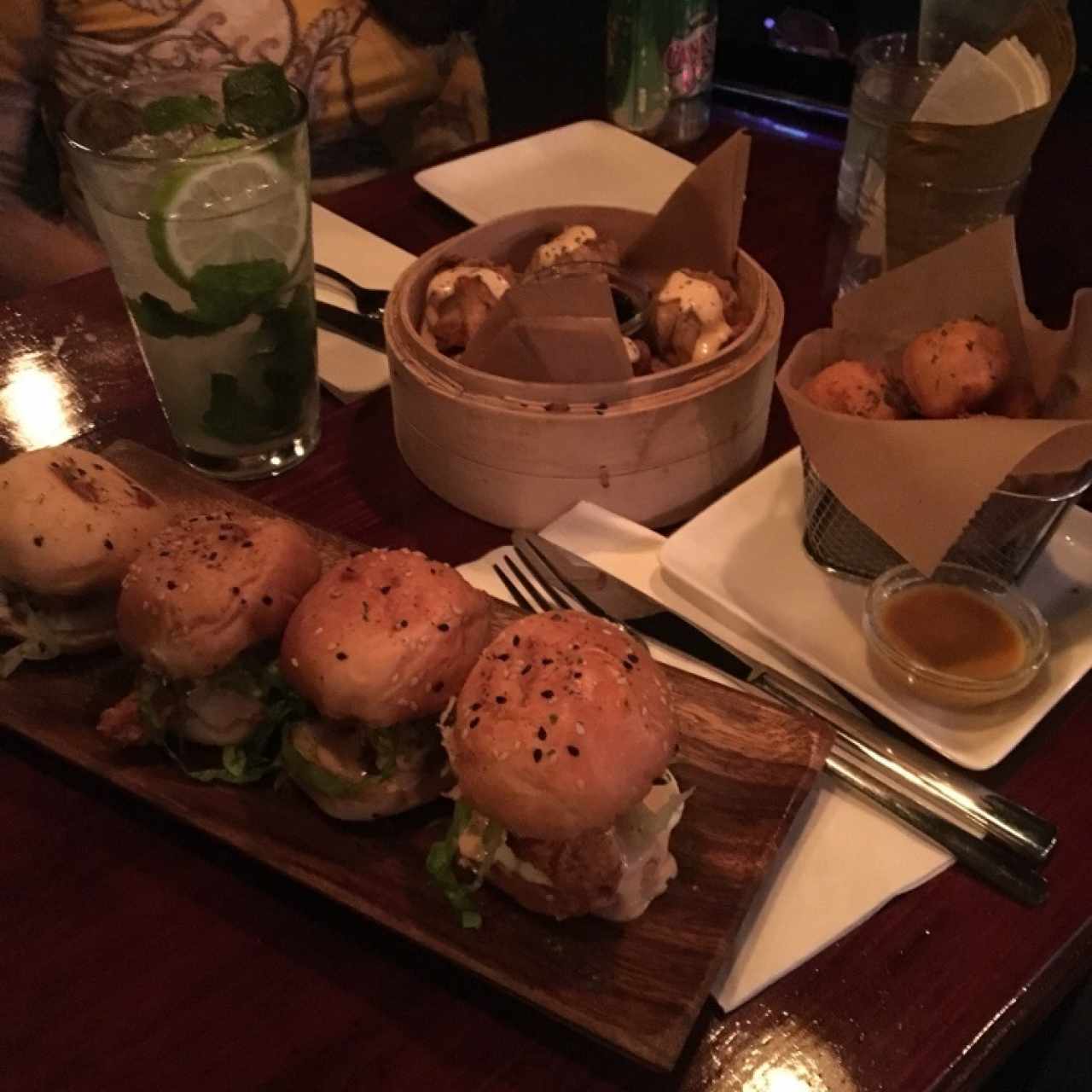 Menú - Chicken sliders