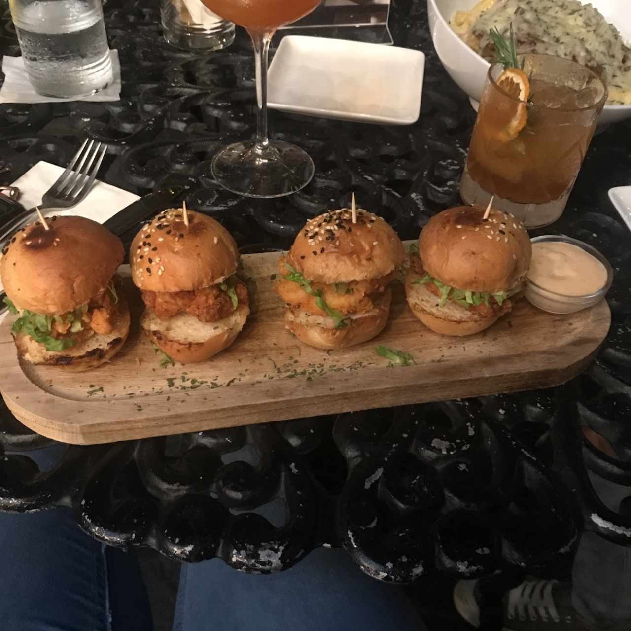 Menú - Chicken sliders