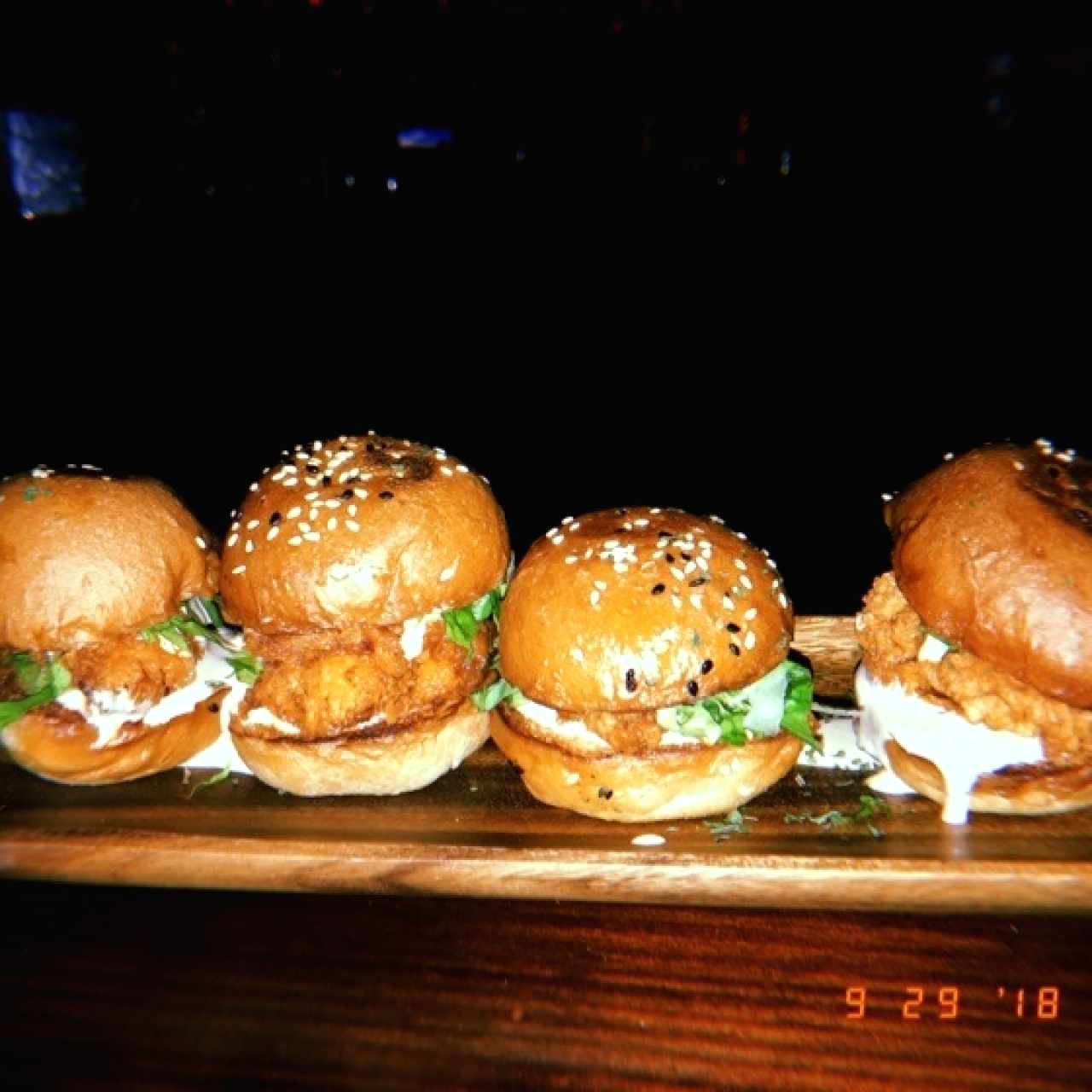 Menú - Chicken sliders