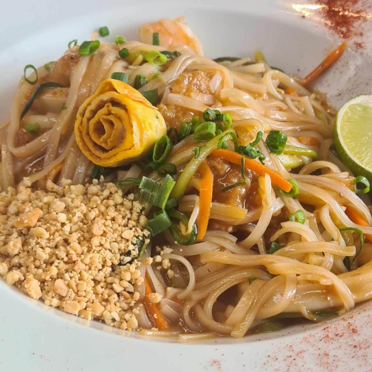 Phad Thai de Mariscos