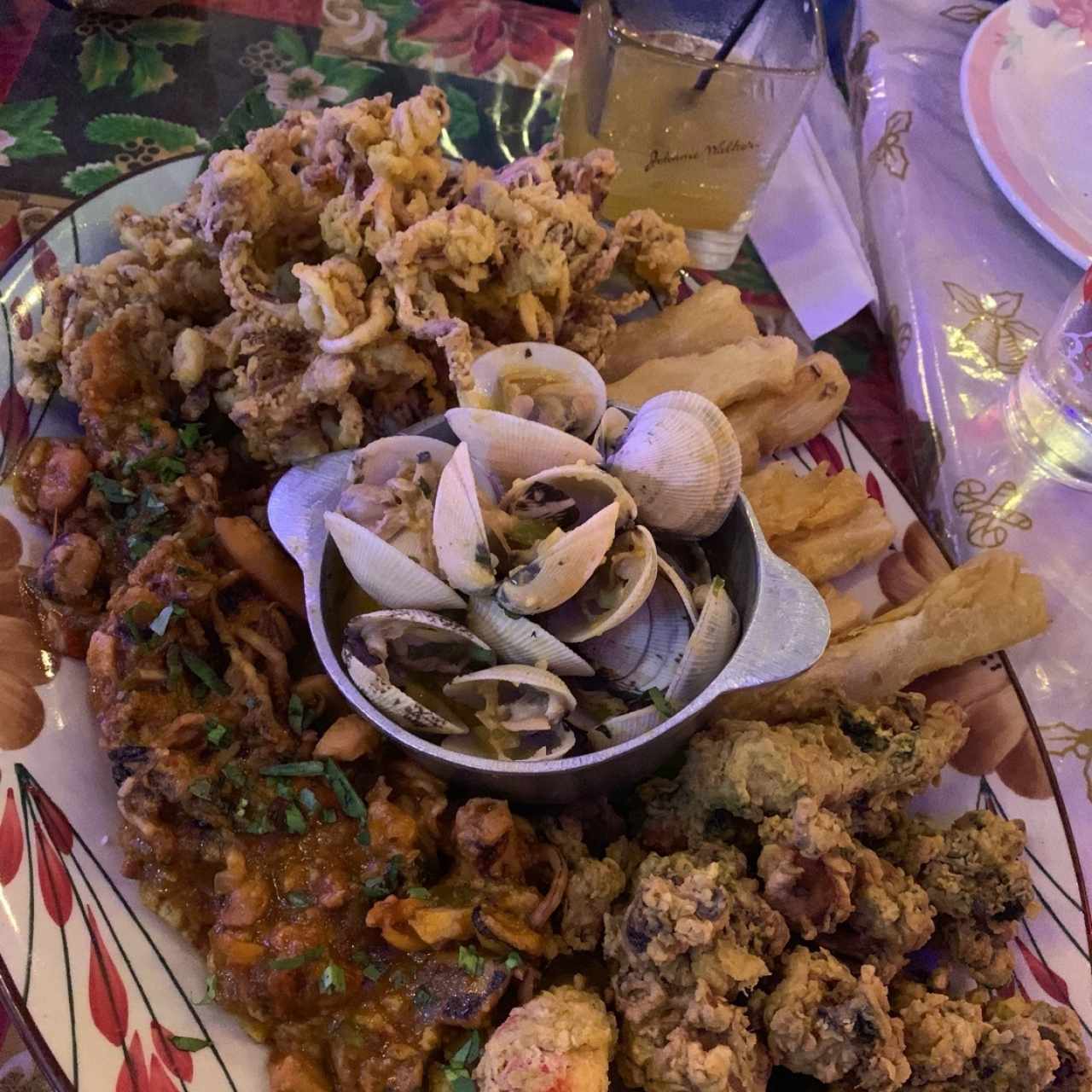 Picada de mariscos