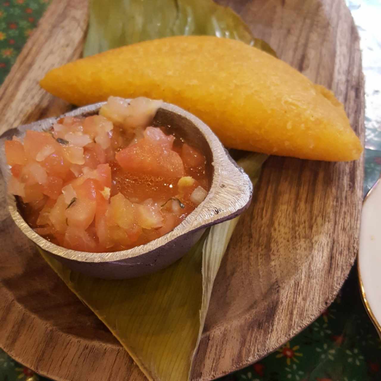 empanada de maíz con carne