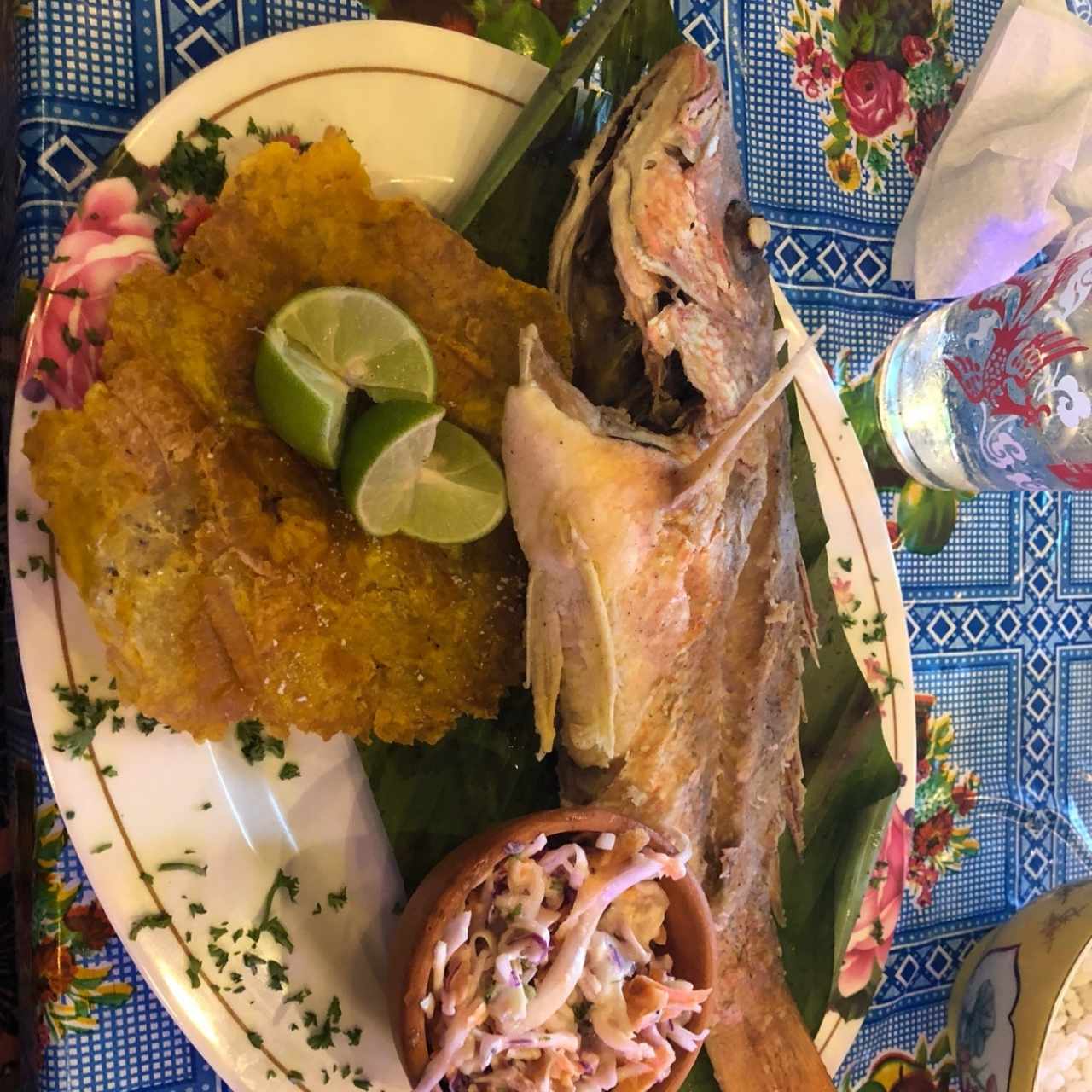 Pescado frito