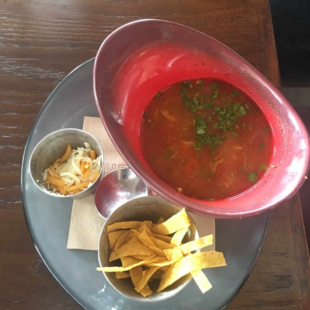 sopa de nacho menu ejecutivo