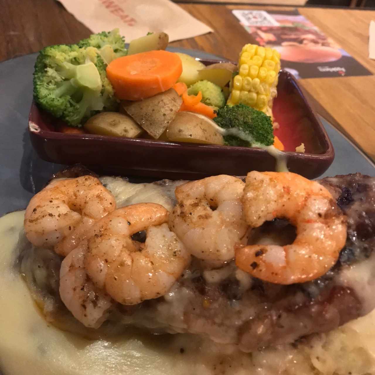 Carnes - Shrimp'n Parmesan Sirloin