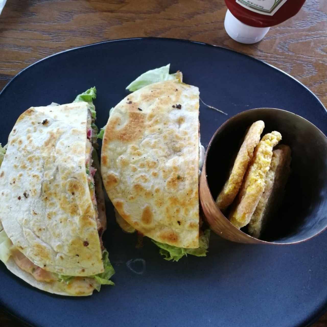 Quesadilla burger