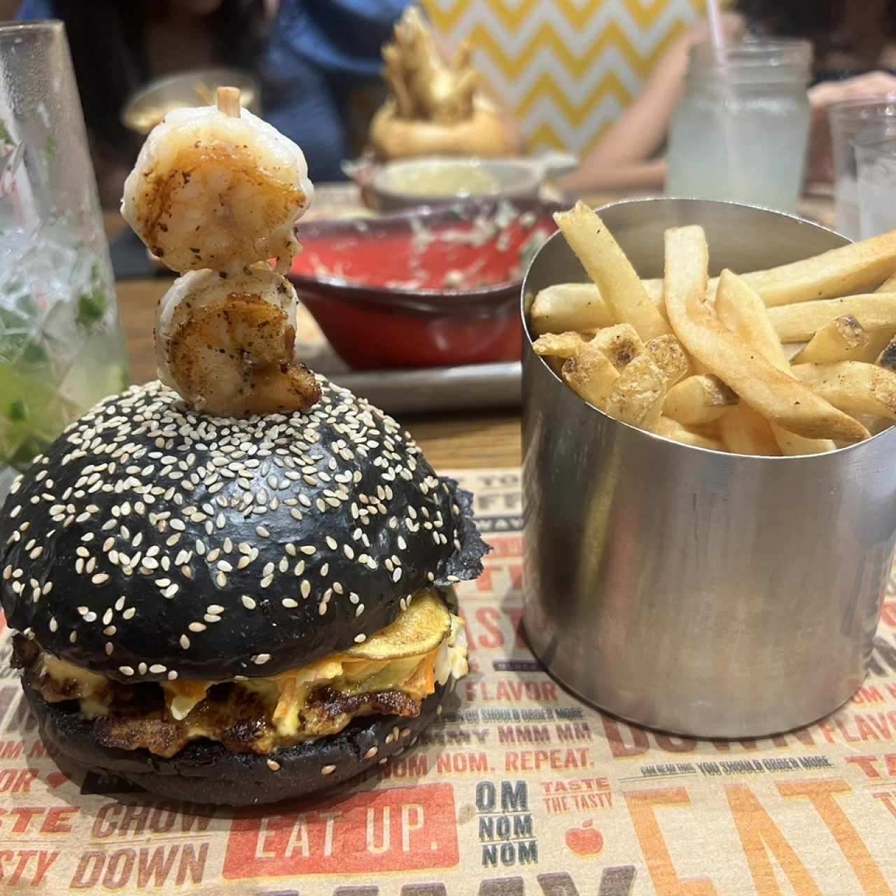 Cajún Shrimp burguer