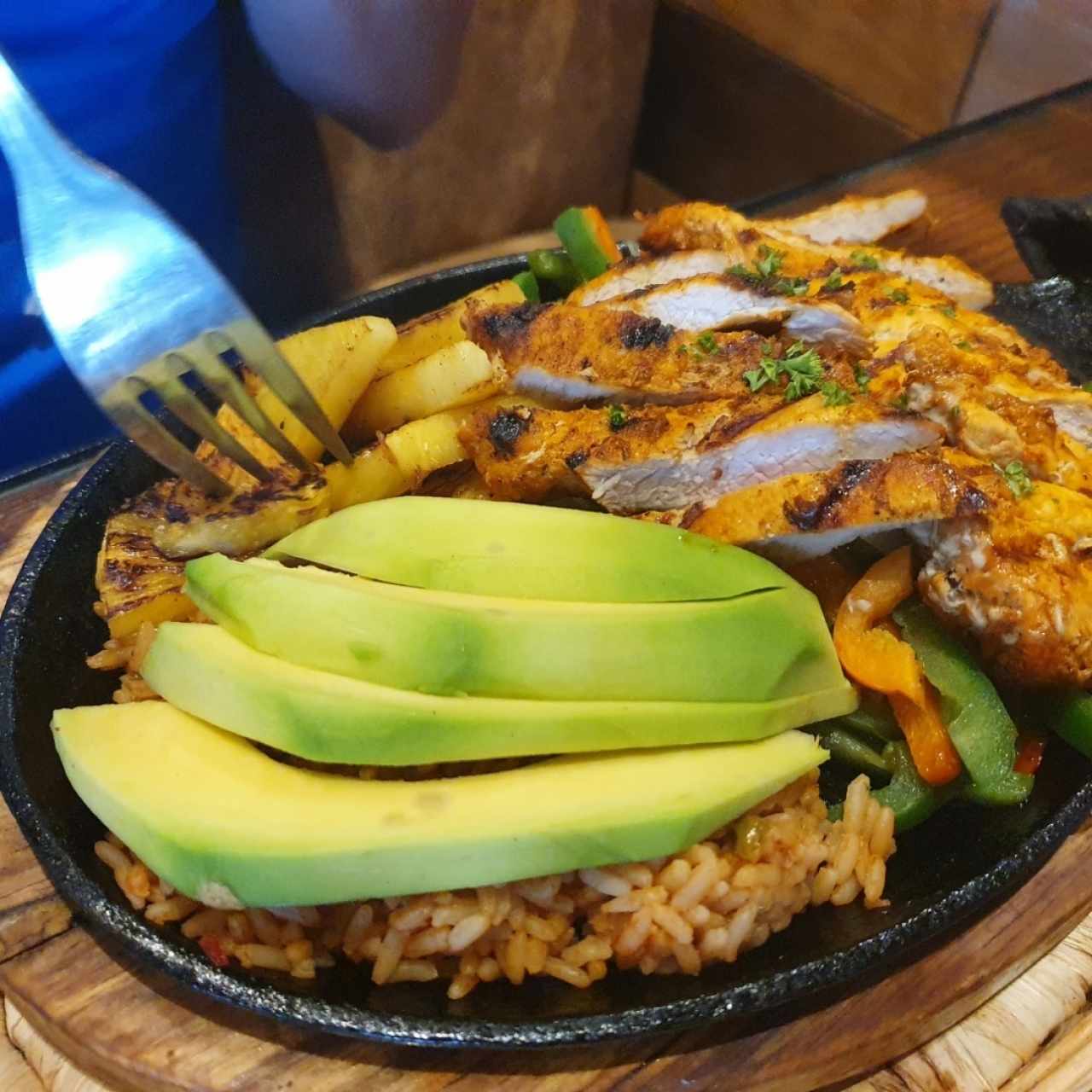 Fajitas de Pollo a la Parrilla