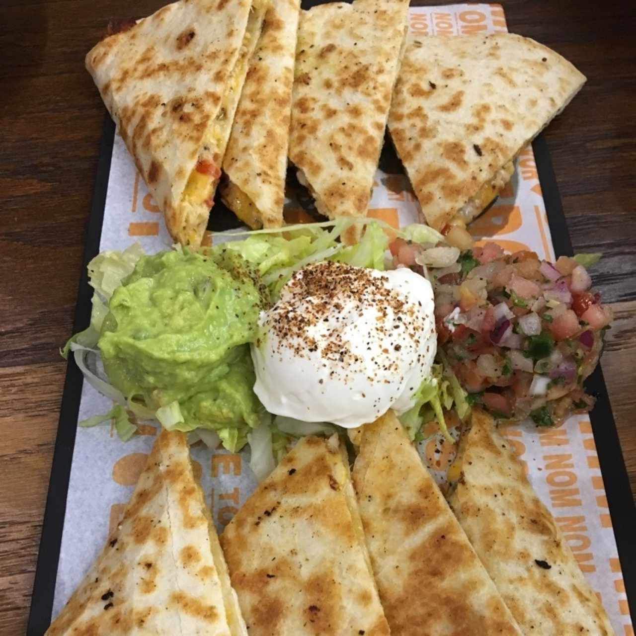 quesadillas