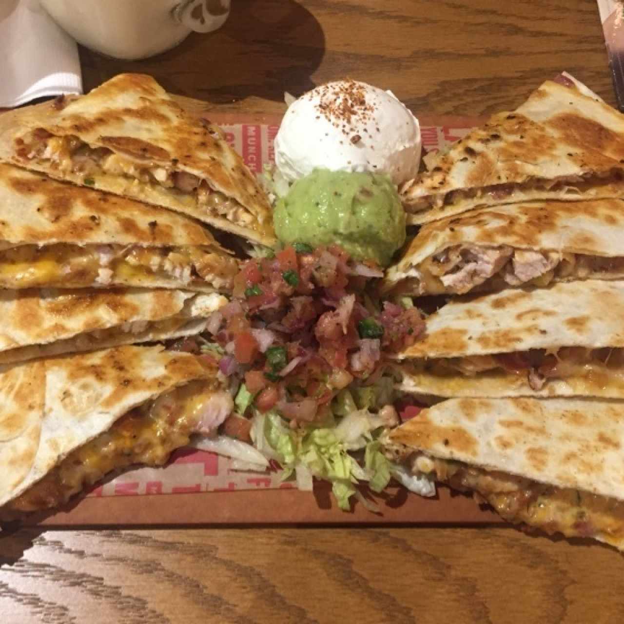 quesadillas de pollo