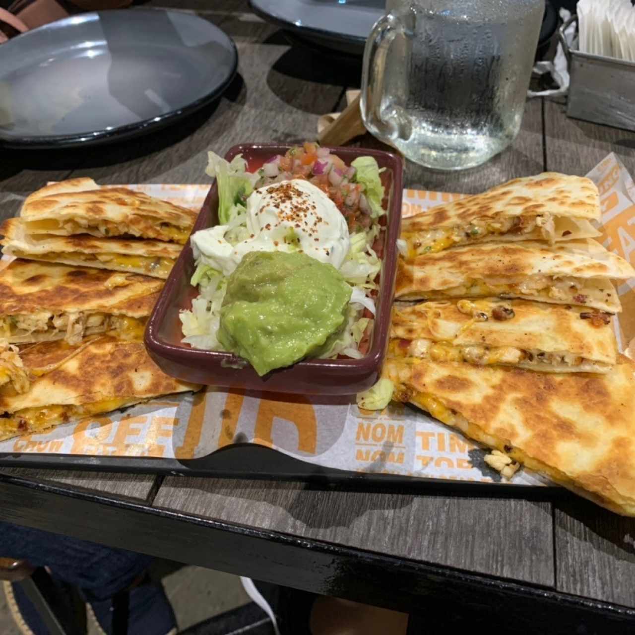 quesadillas de pollo