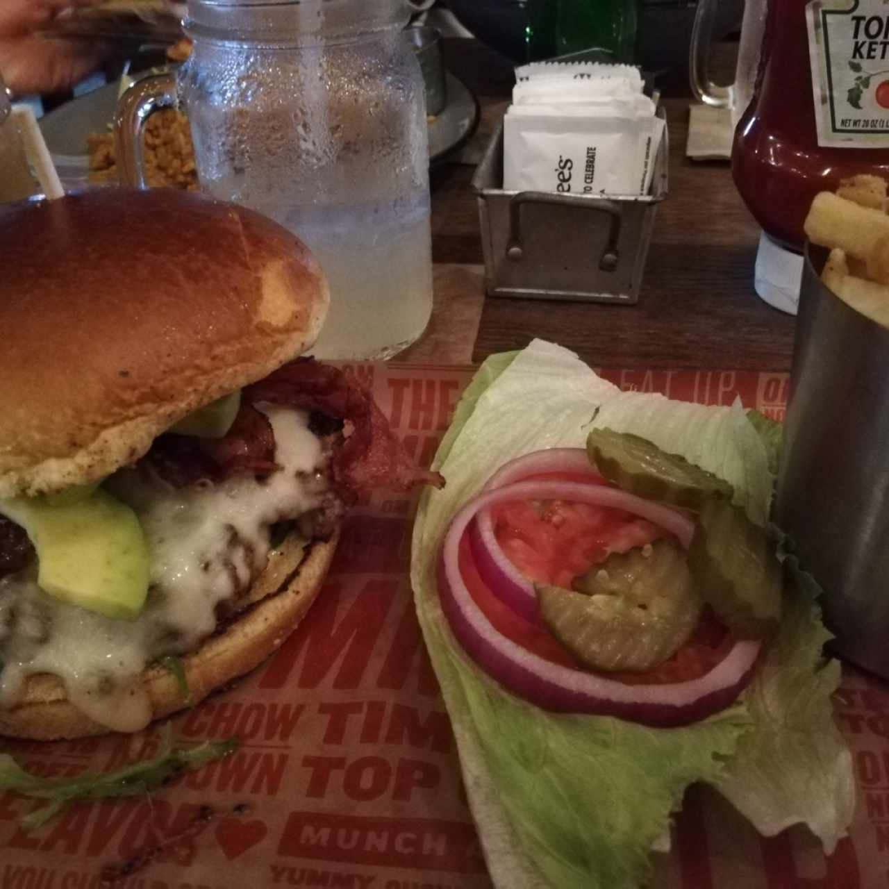 avocado burger