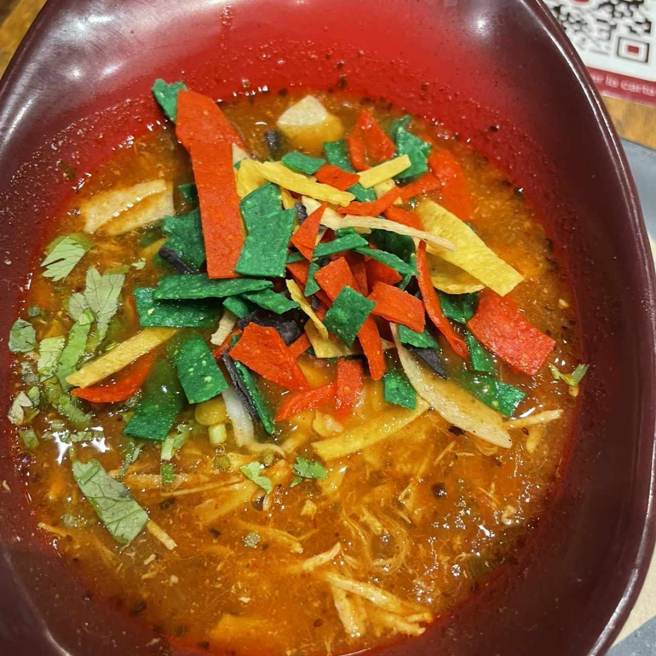 Chicken tortilla soup