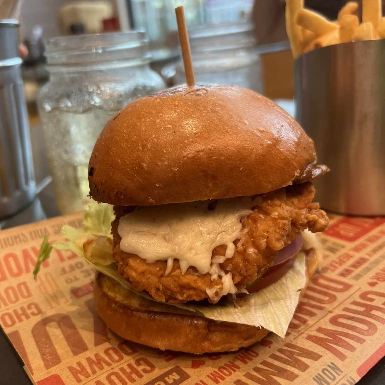 Hamburguesa de pollo