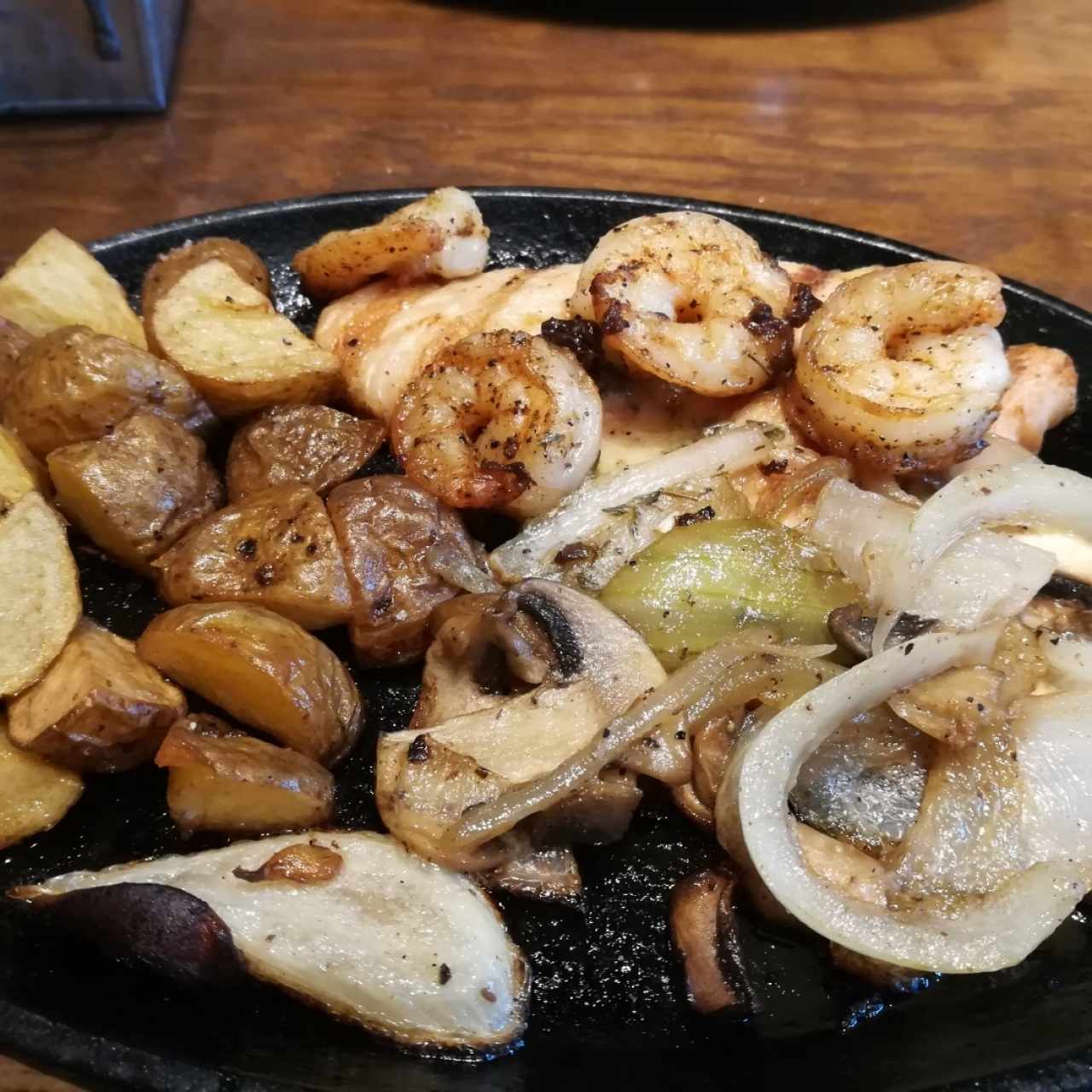 bourbon chicken & shrimp