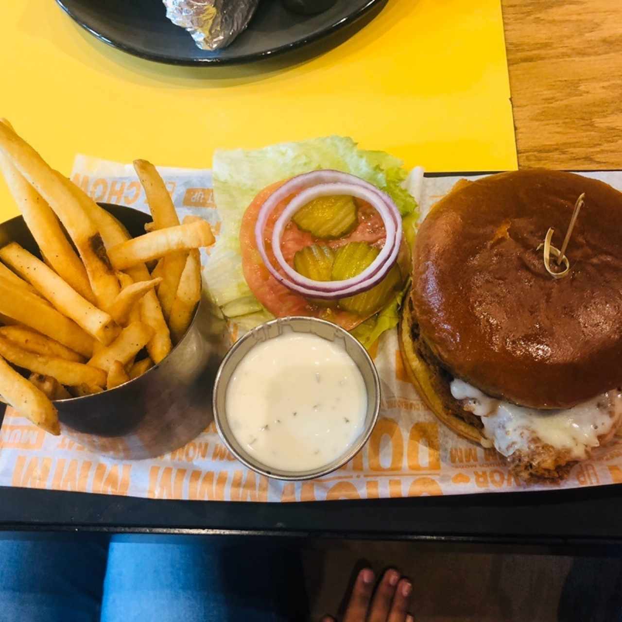 hamburguesa de pollo 