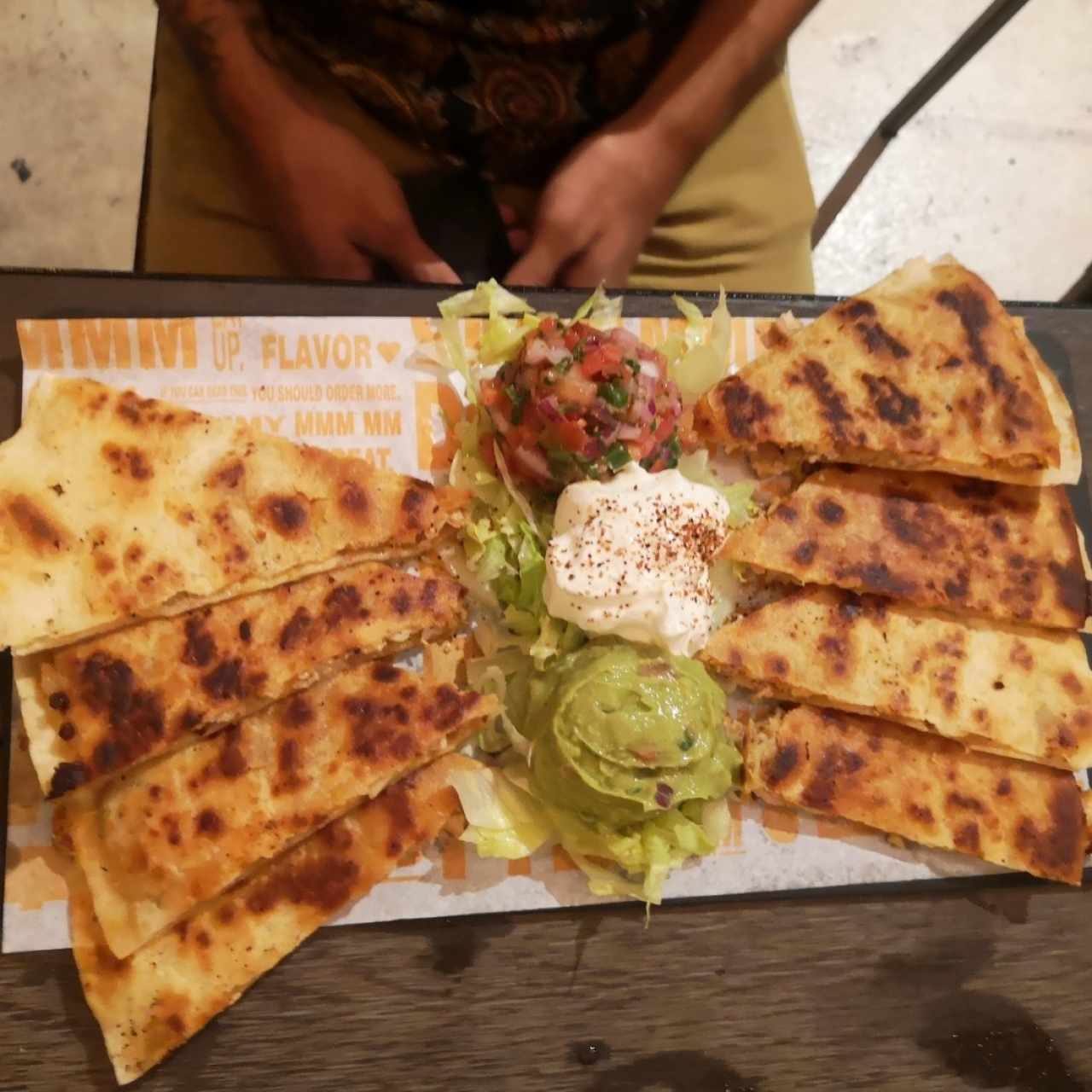 quesadillas de pollo