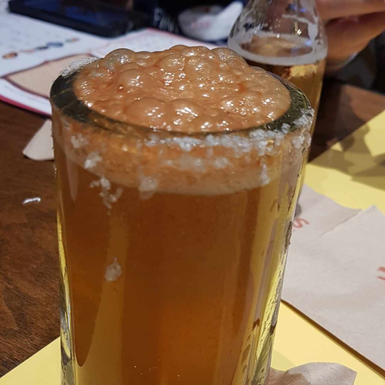 Cerveza con jugo Michelada