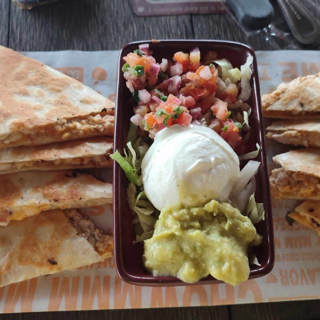 quesadillas de pollo