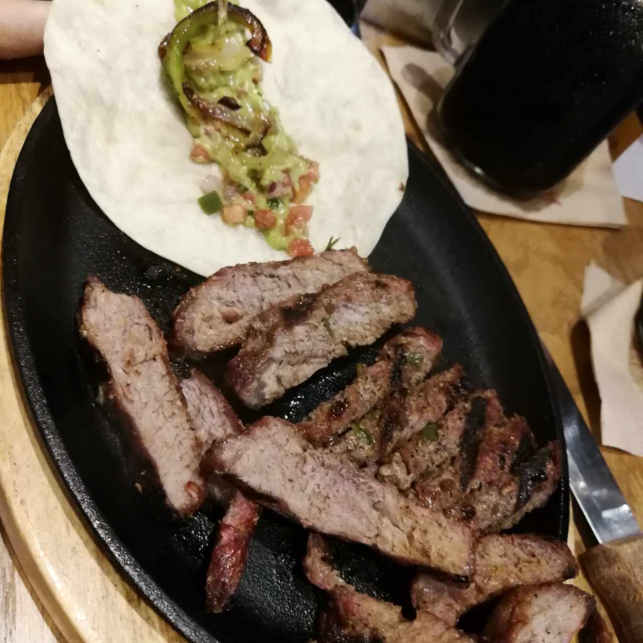 Fajitas de carne 