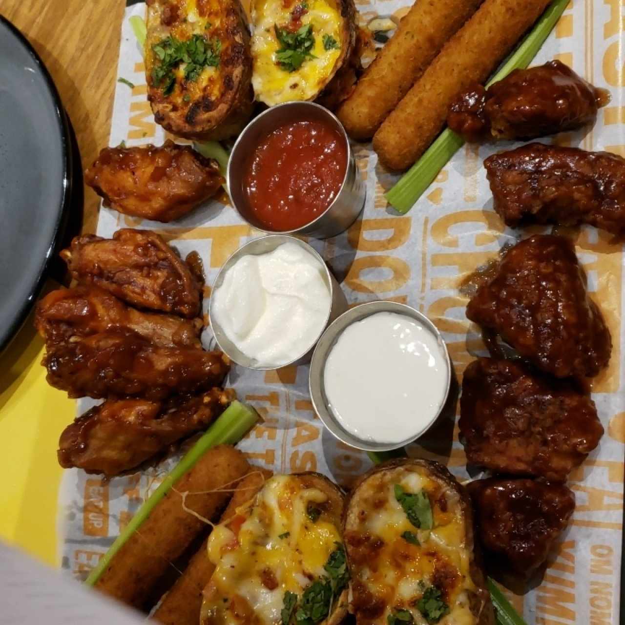 applebees sampler