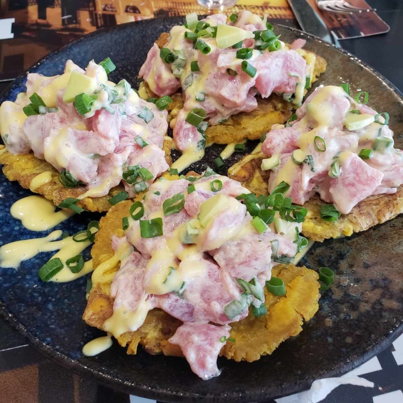 patacones con tarta de atún! deli