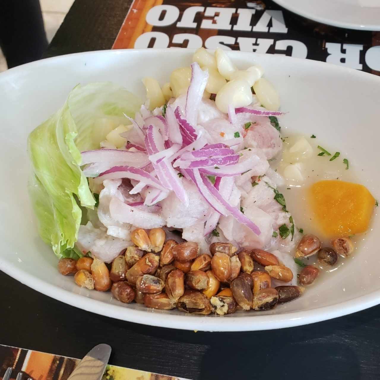 ceviche de pescado