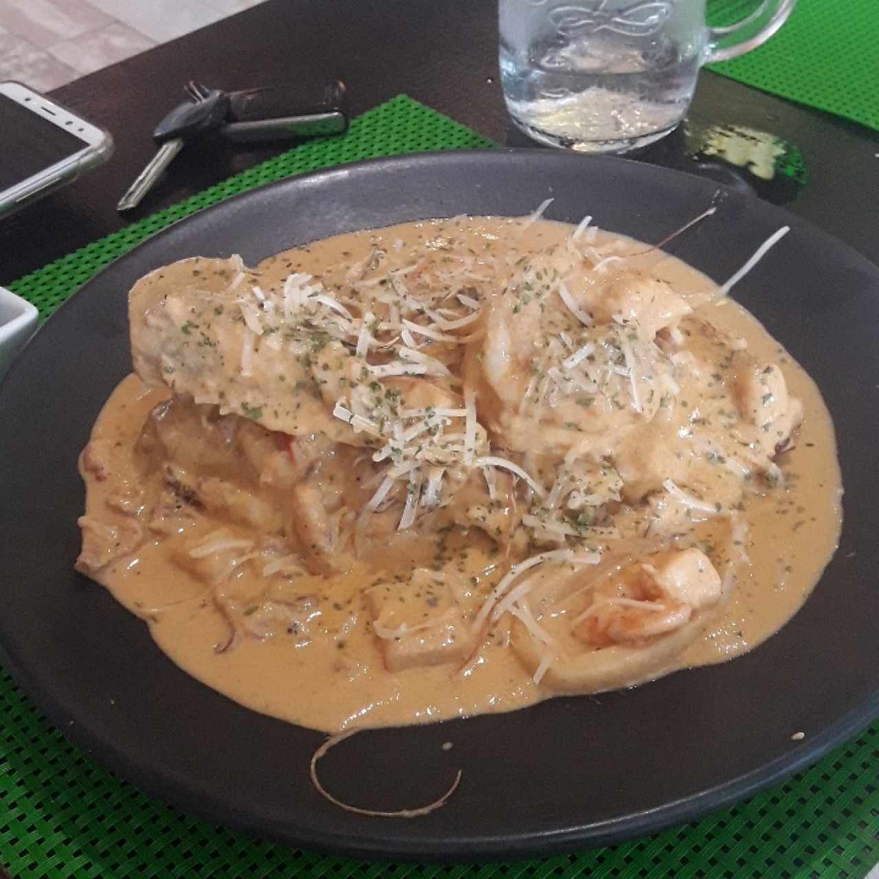 filete de corvina a lo macho 