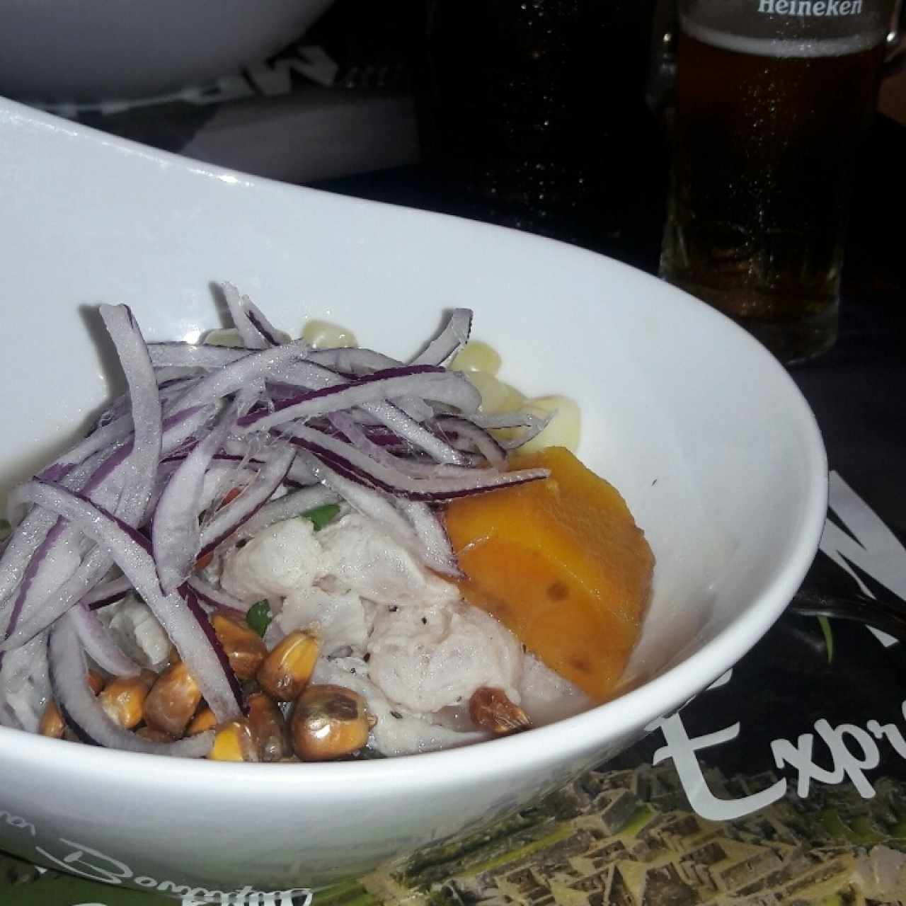 Ceviche de corvina