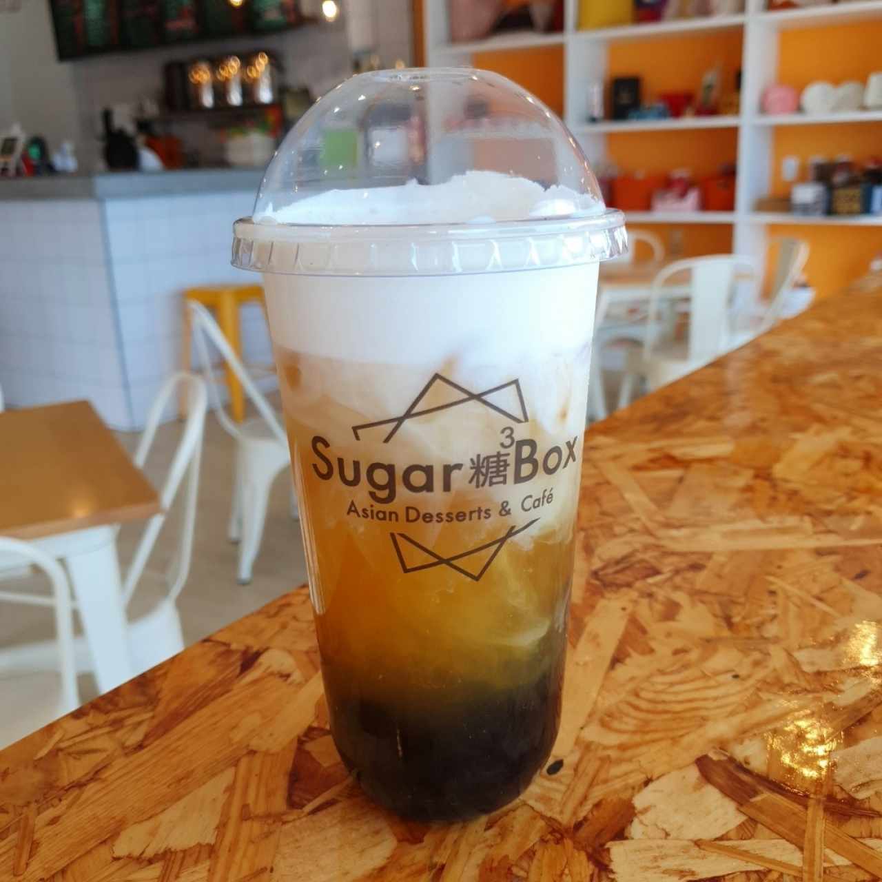 te verde con tapioca y queso