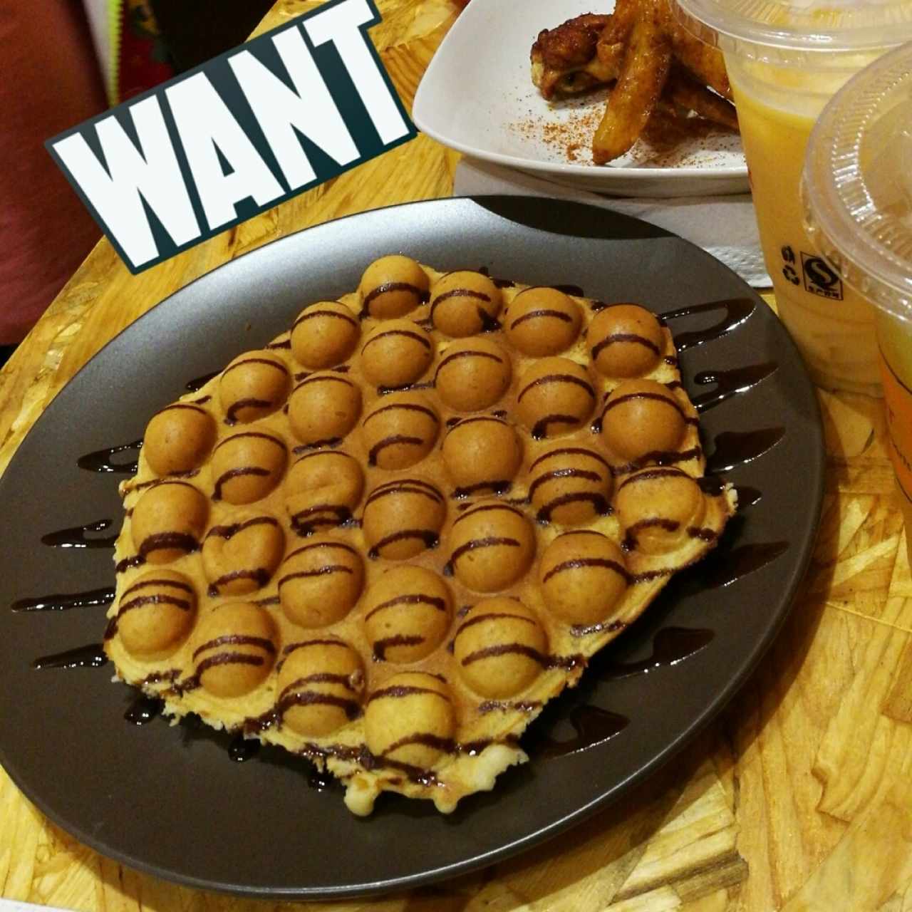 chinese style egg waffle