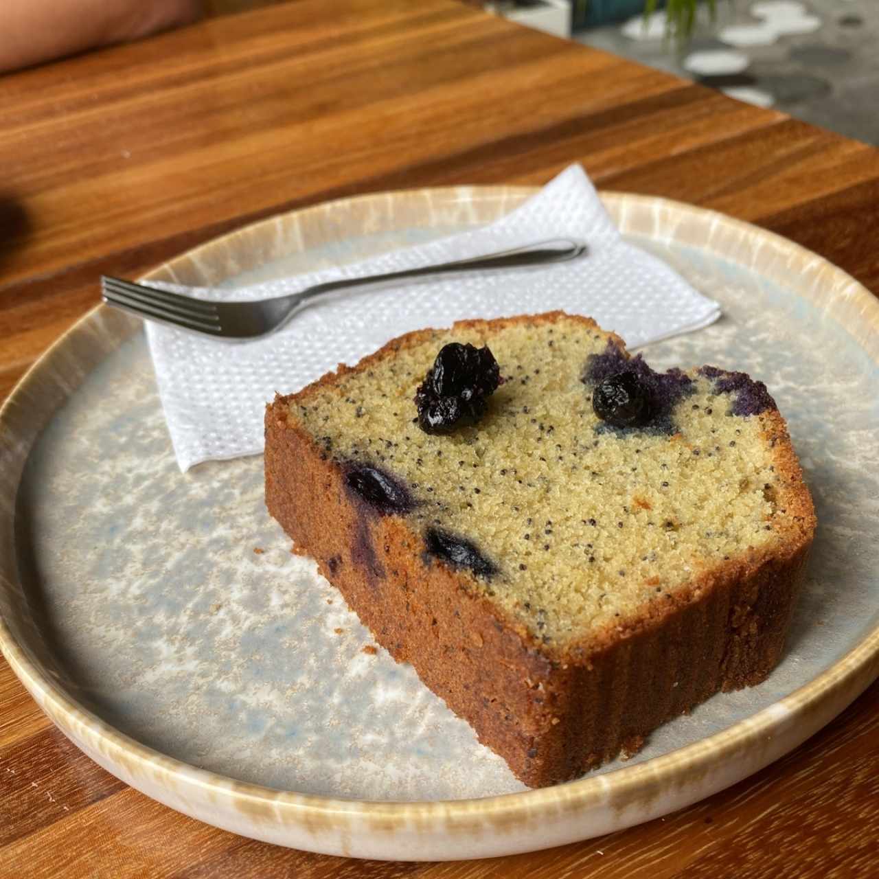 Cake de Blueberry Limón & Amapola