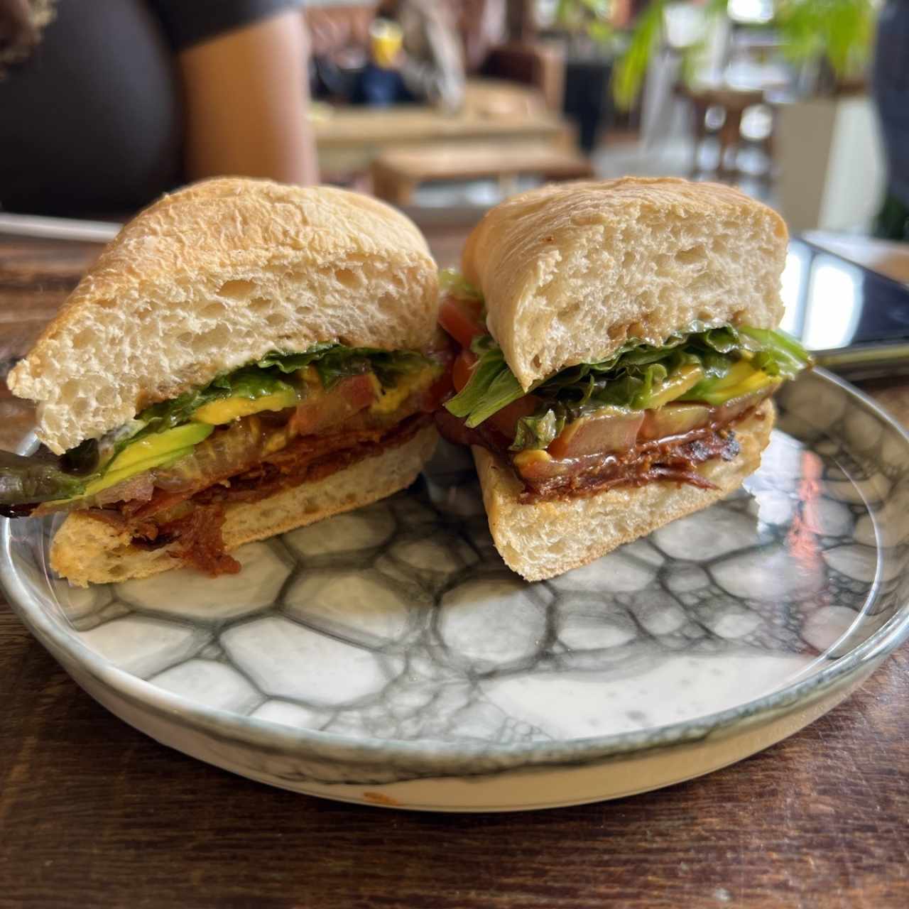 Vegan Pastrami Sandwich 