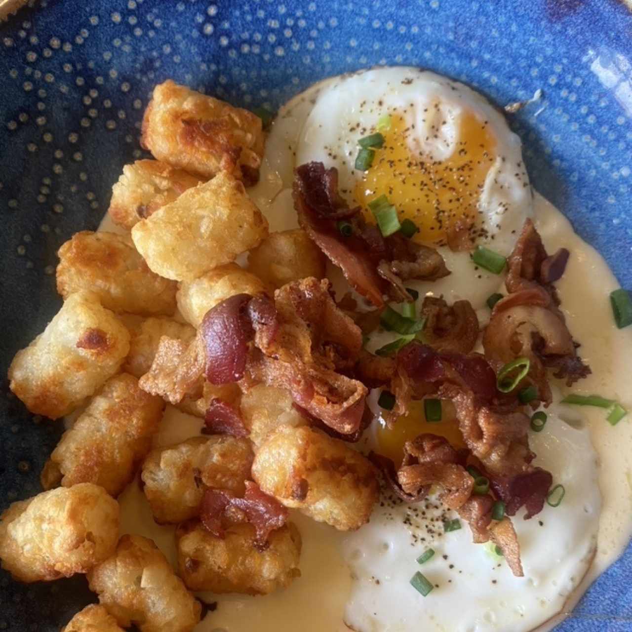 Hash & Cheese Breakfast Bowl