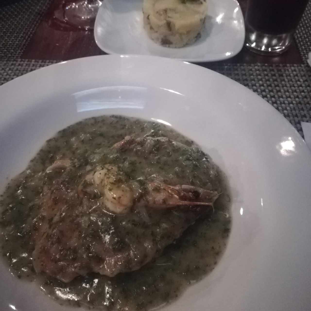 filete con langostinos 