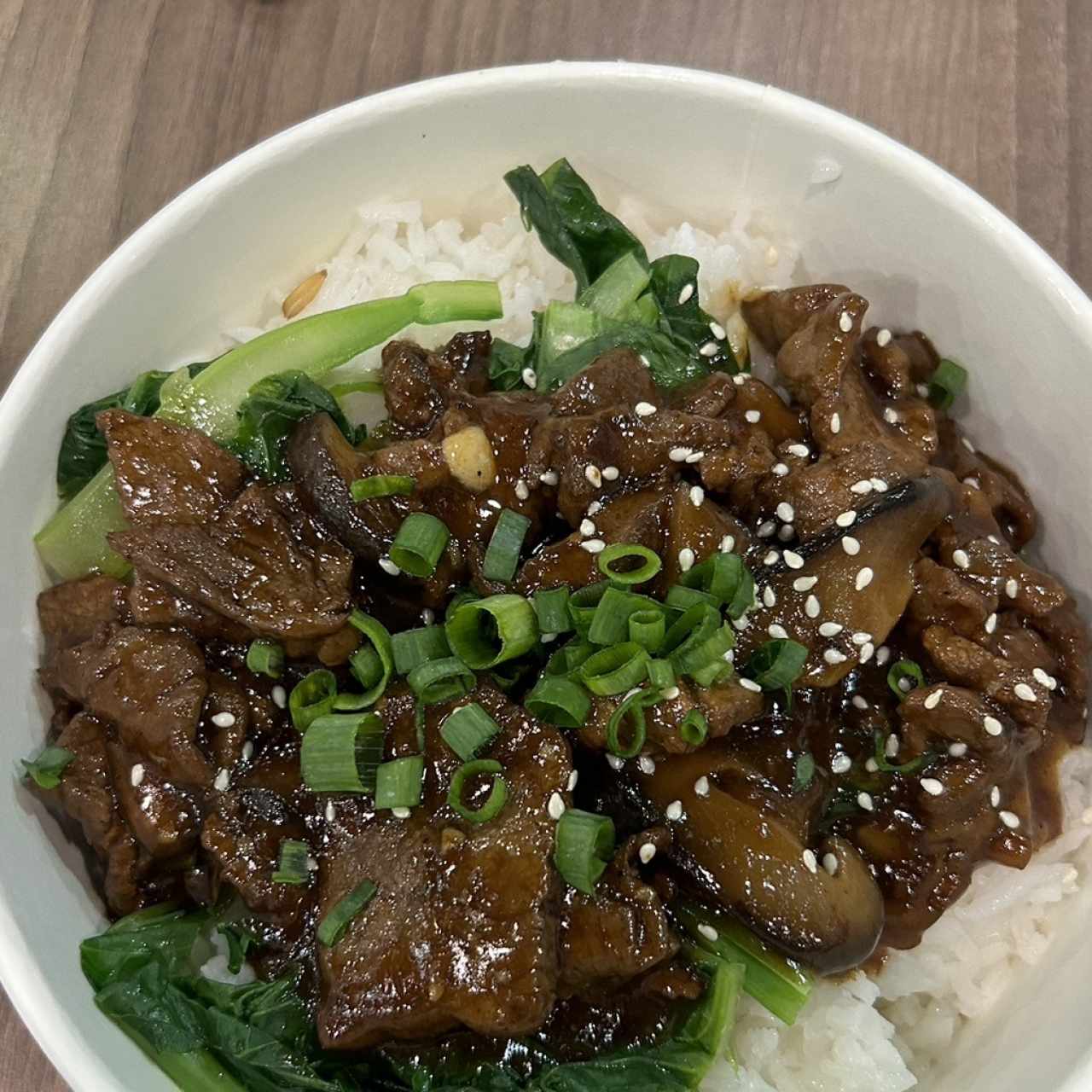 Menú - Mongolian Beef