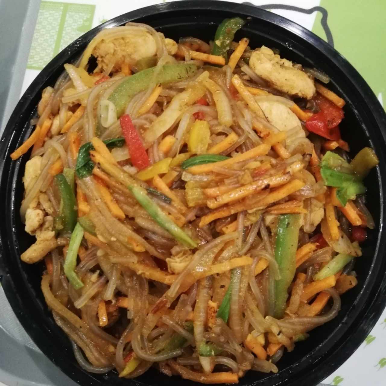 japchae de pollo