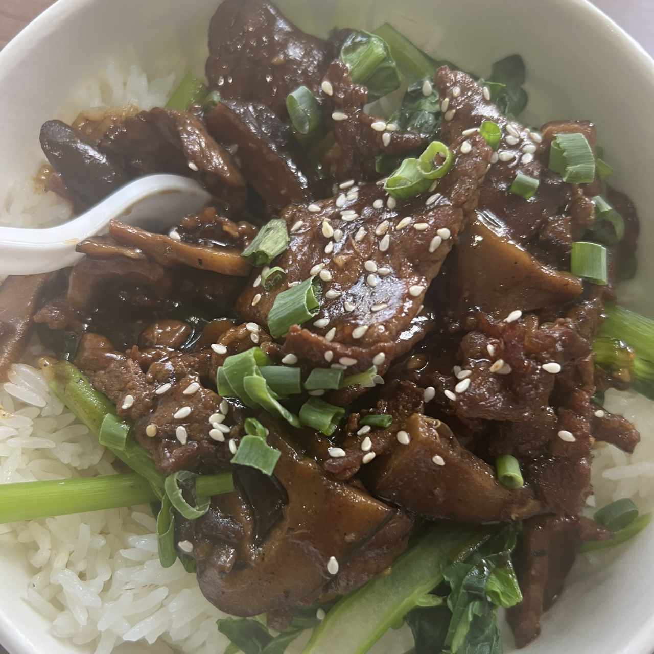 Menú - Mongolian Beef