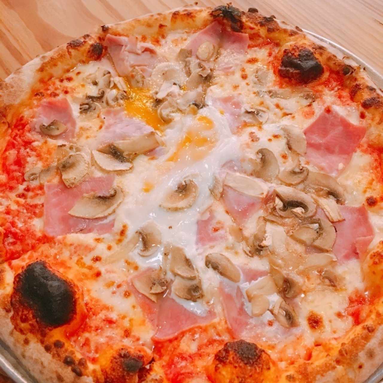 Pizza de jamón