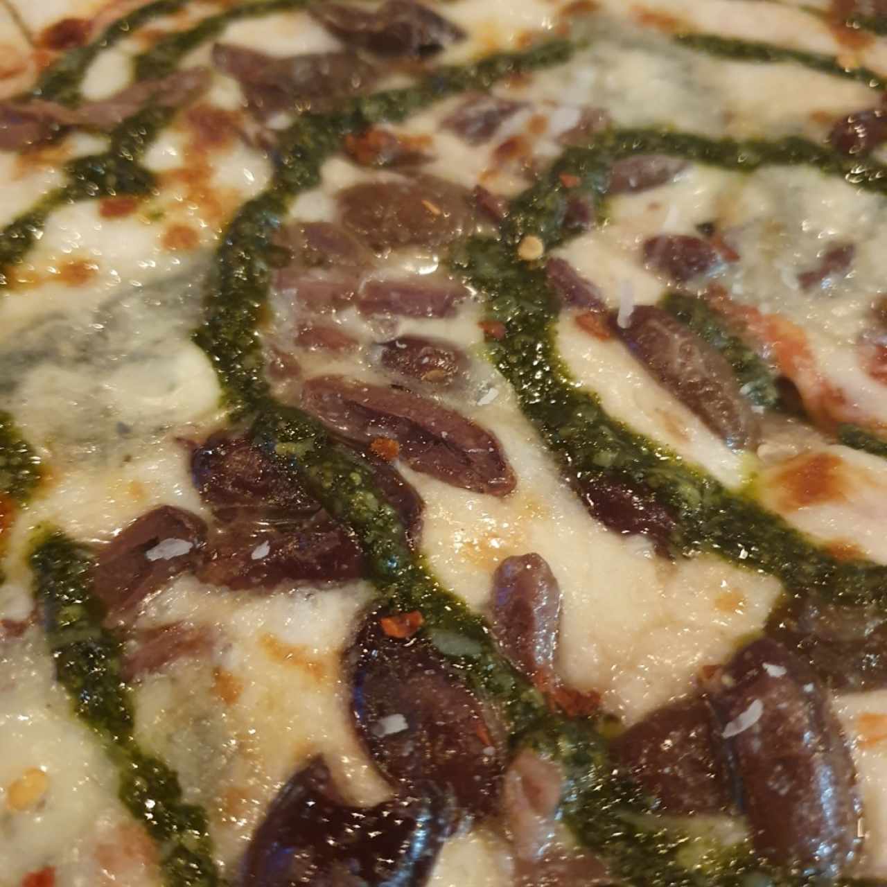 4 Estaciones con kalamatas y pesto