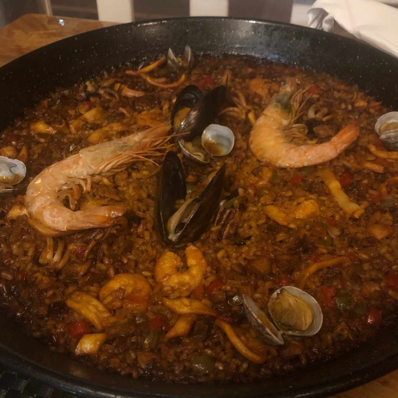 Paella de mariscos